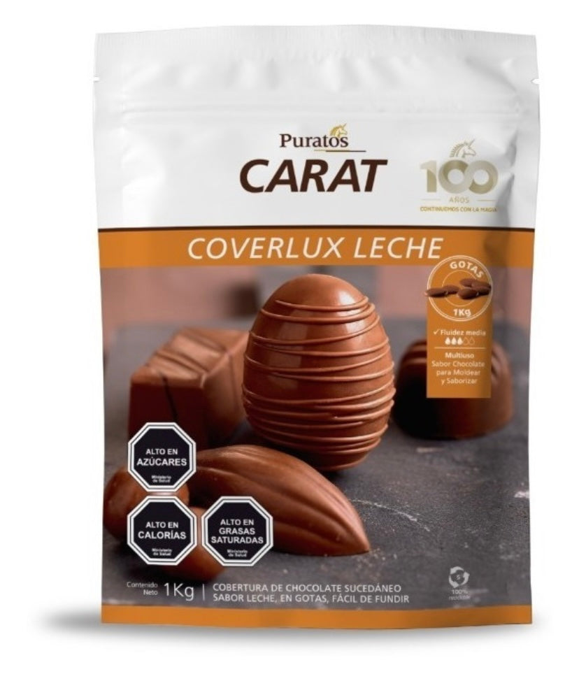 Chocolate COVERLUX Leche Puratos 1Kilo