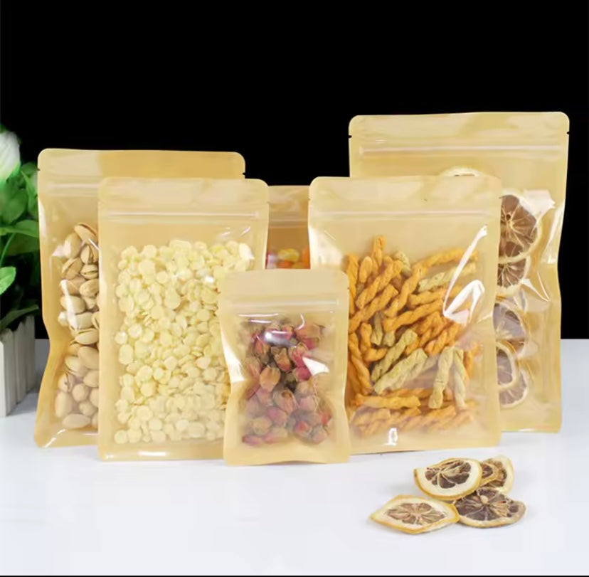 Bolsa Kraft Doypack 17x24 - 50 unidades