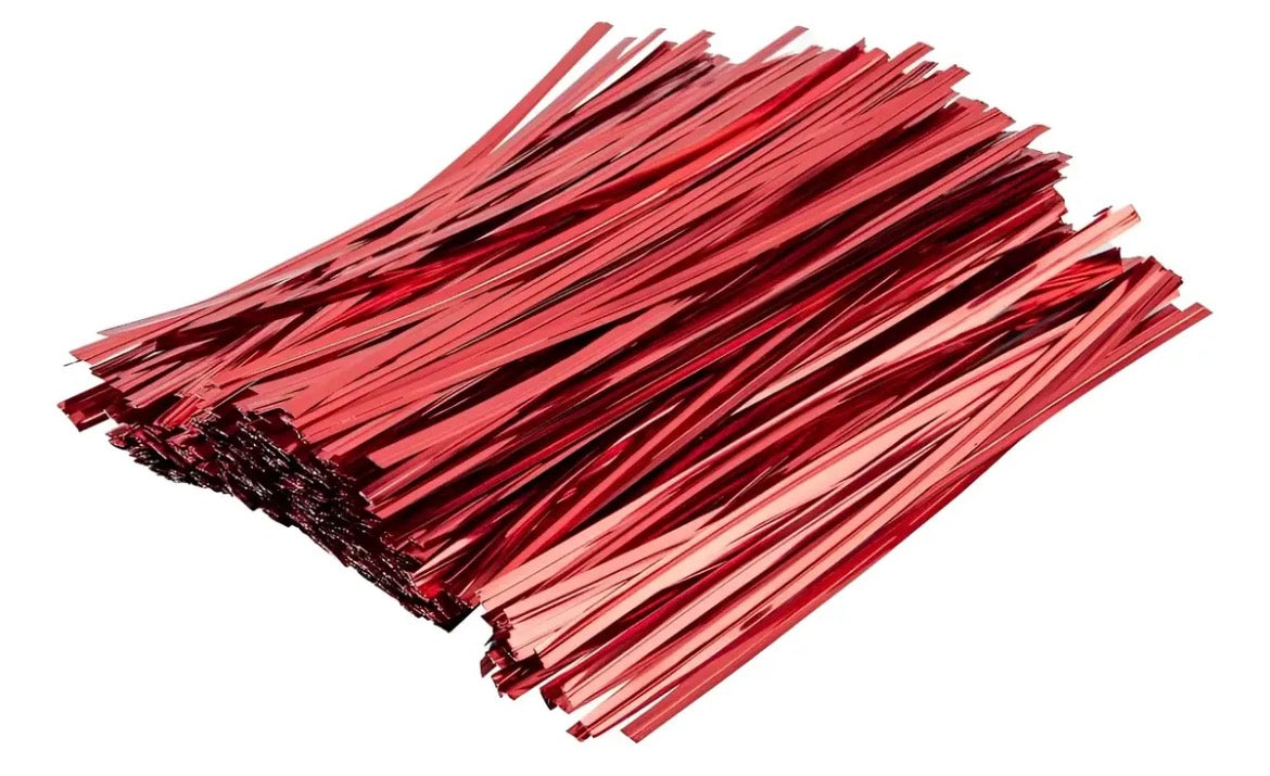 700 amarras plásticas 8cm Rojo