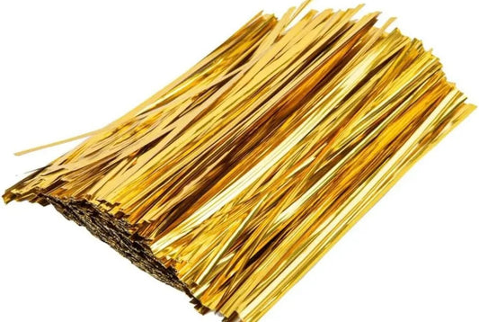 700 amarras plástica 8cm - Dorada