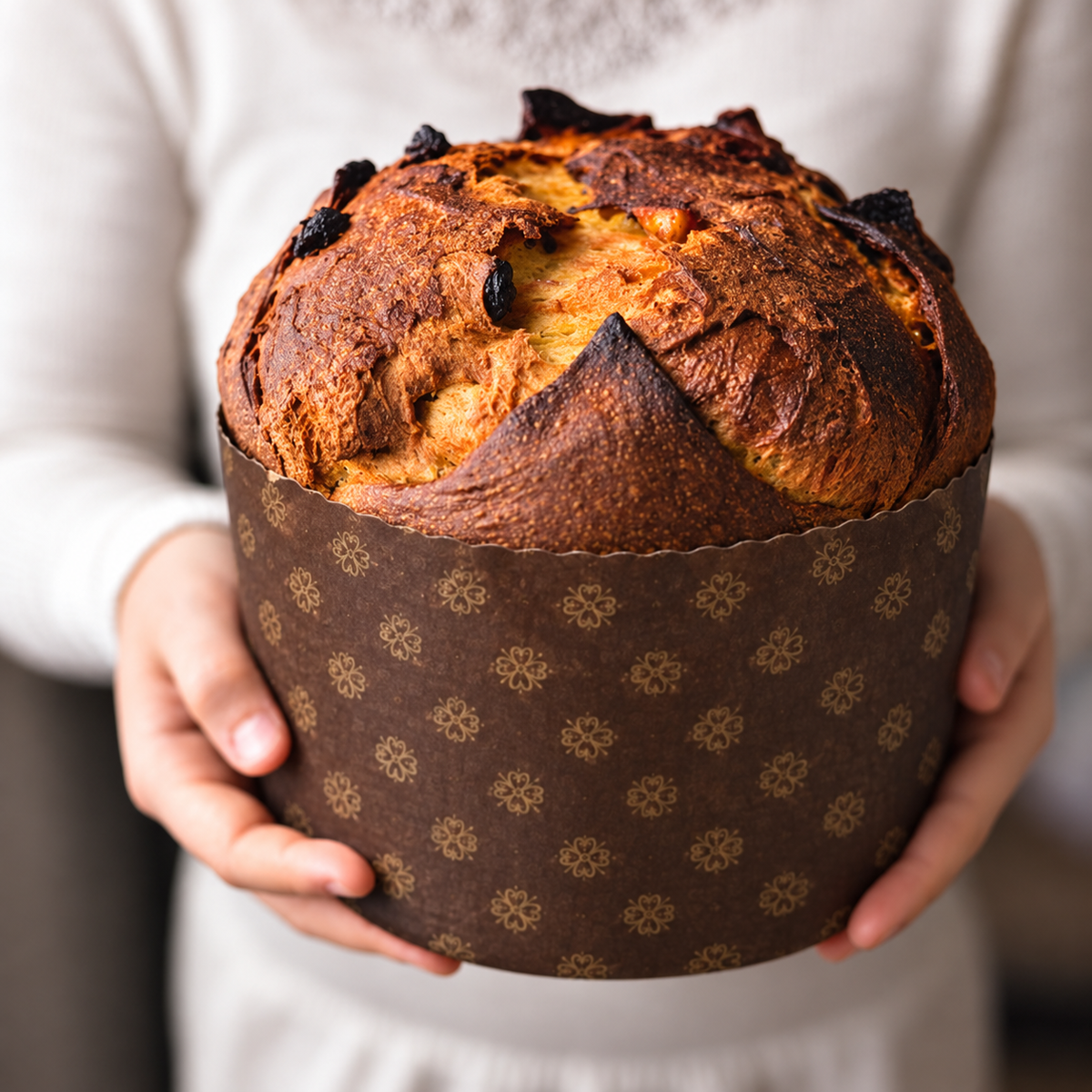 10 moldes de papel para panettone 800grs