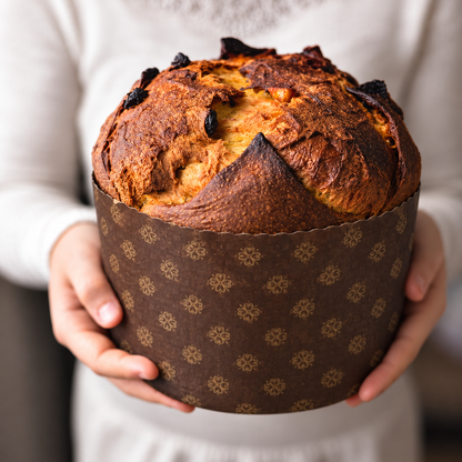 10 moldes de papel para panettone 800grs