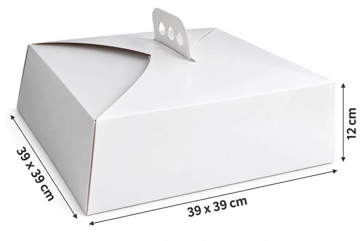 Caja para torta 39x39x12cm