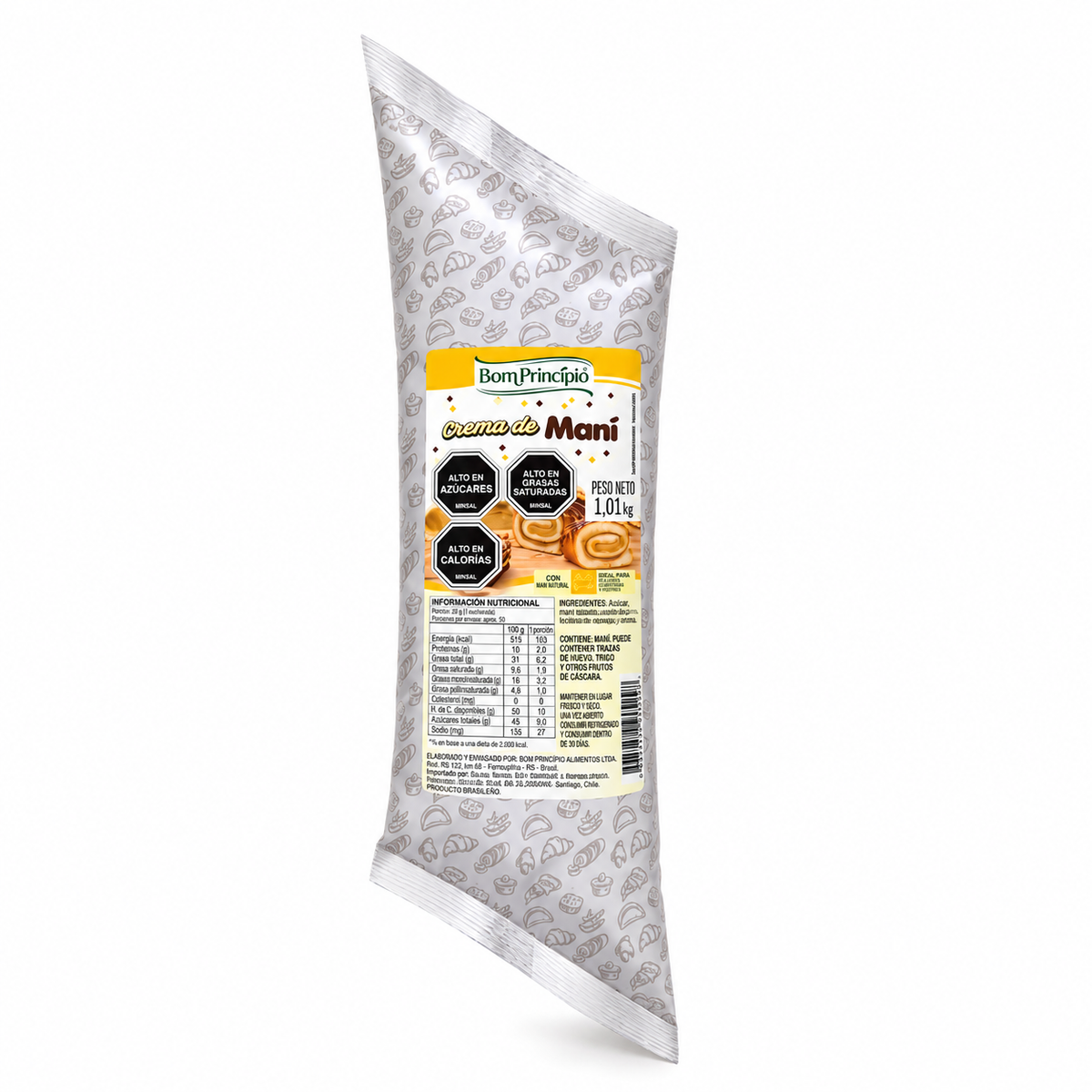 Relleno Crema de Maní Bom Principio 1Kg