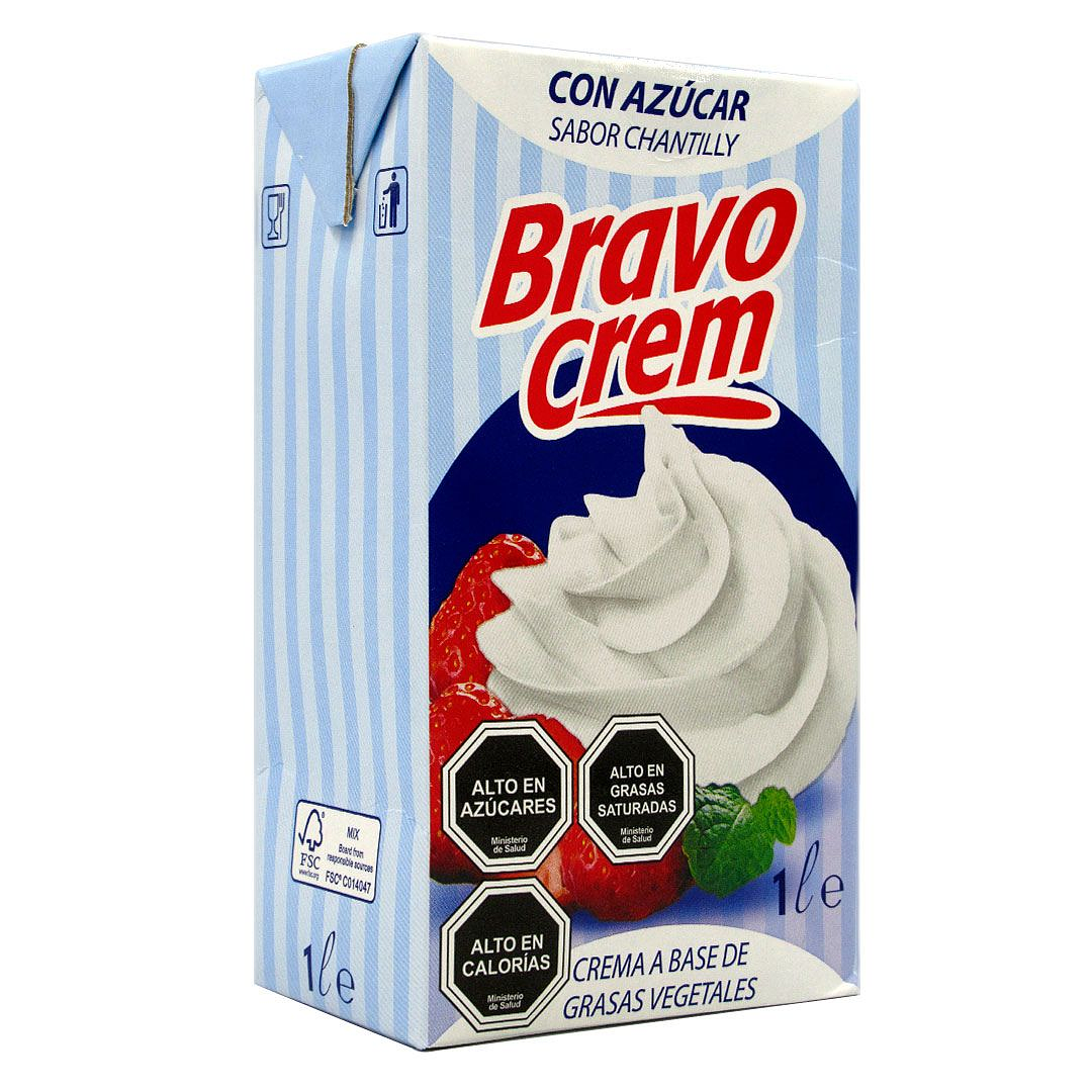 Crema Chantilly BRAVO CREAM 1Litro