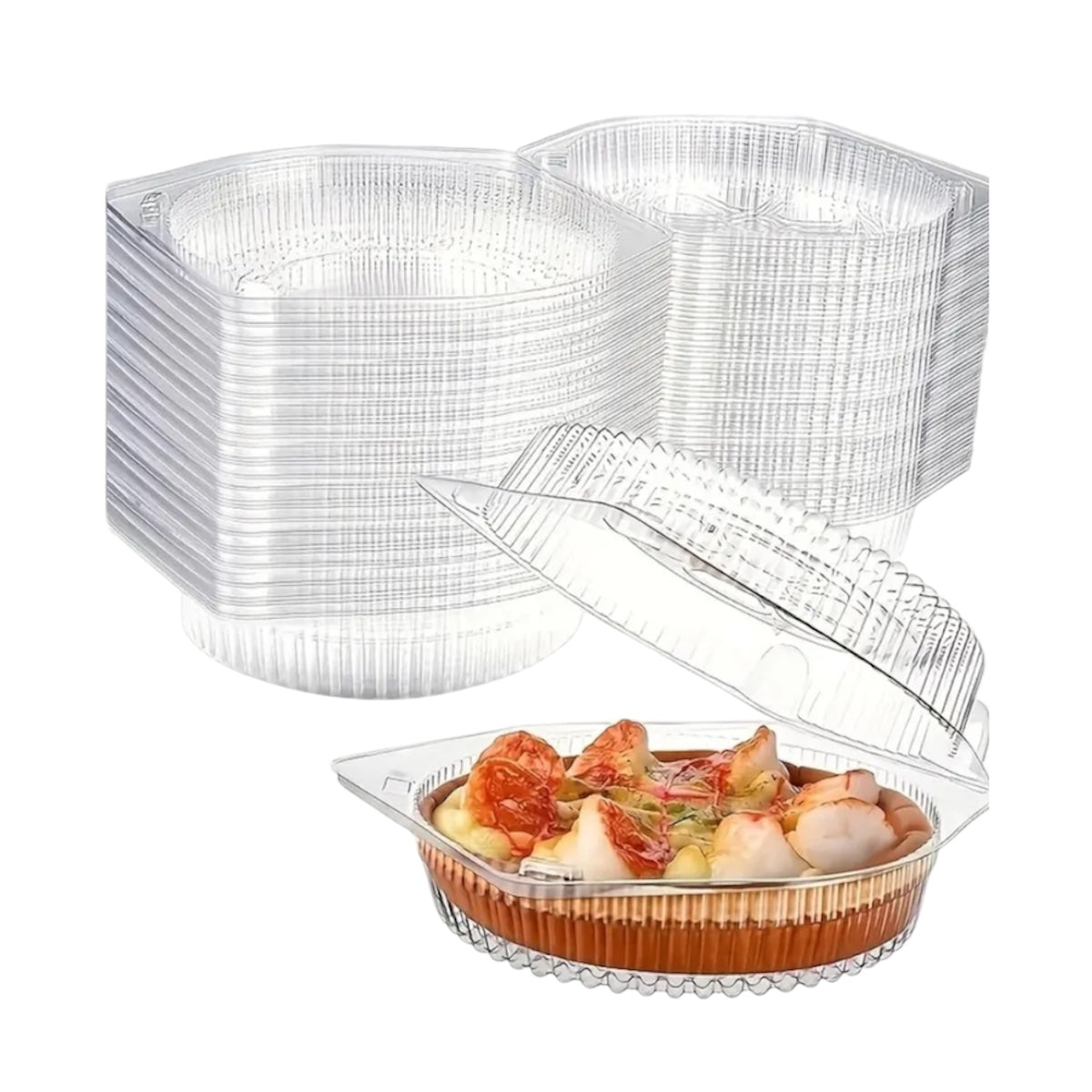 Cupula de tartaleta transparente 24 cm