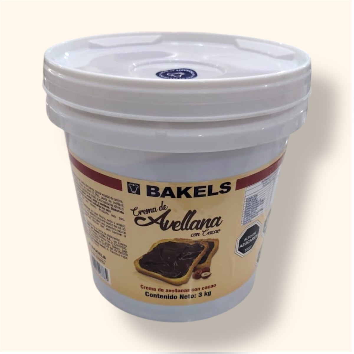 Crema de avellana Bakels - 3 kilos
