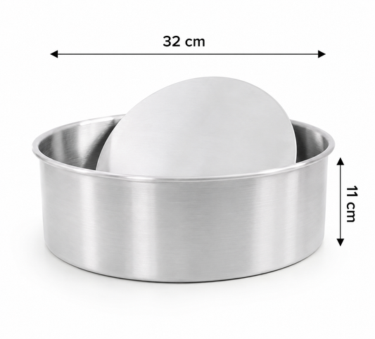 Molde de aluminio Desmontable 32cm x 11cm de alto