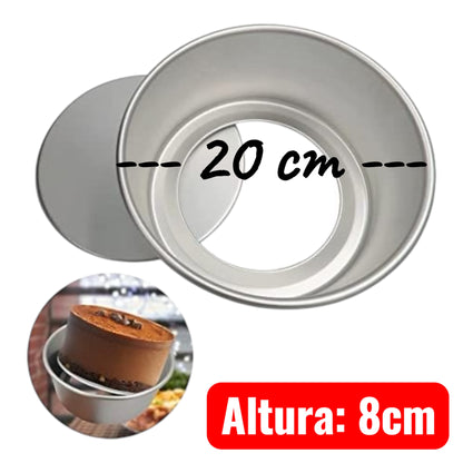 Molde de aluminio Desmontable 20cm