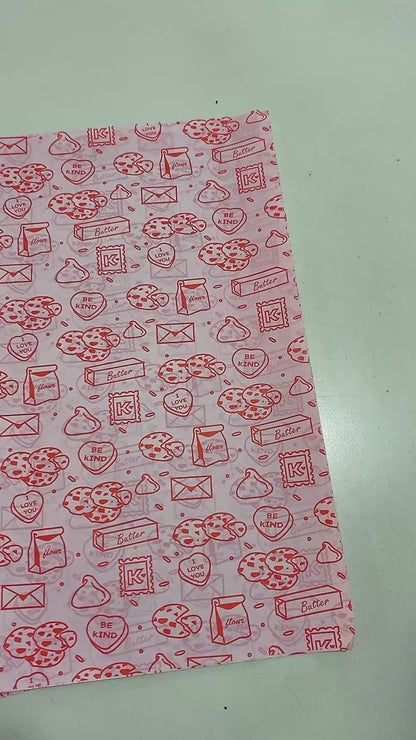 Papel antigrasa con Diseño Galleta 28x33 - 100 unid